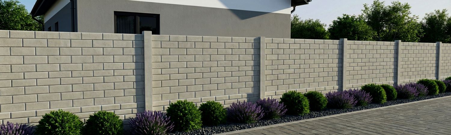 Betonkerítés kulcsrakész kivitelezéssel - KerítésÁsz